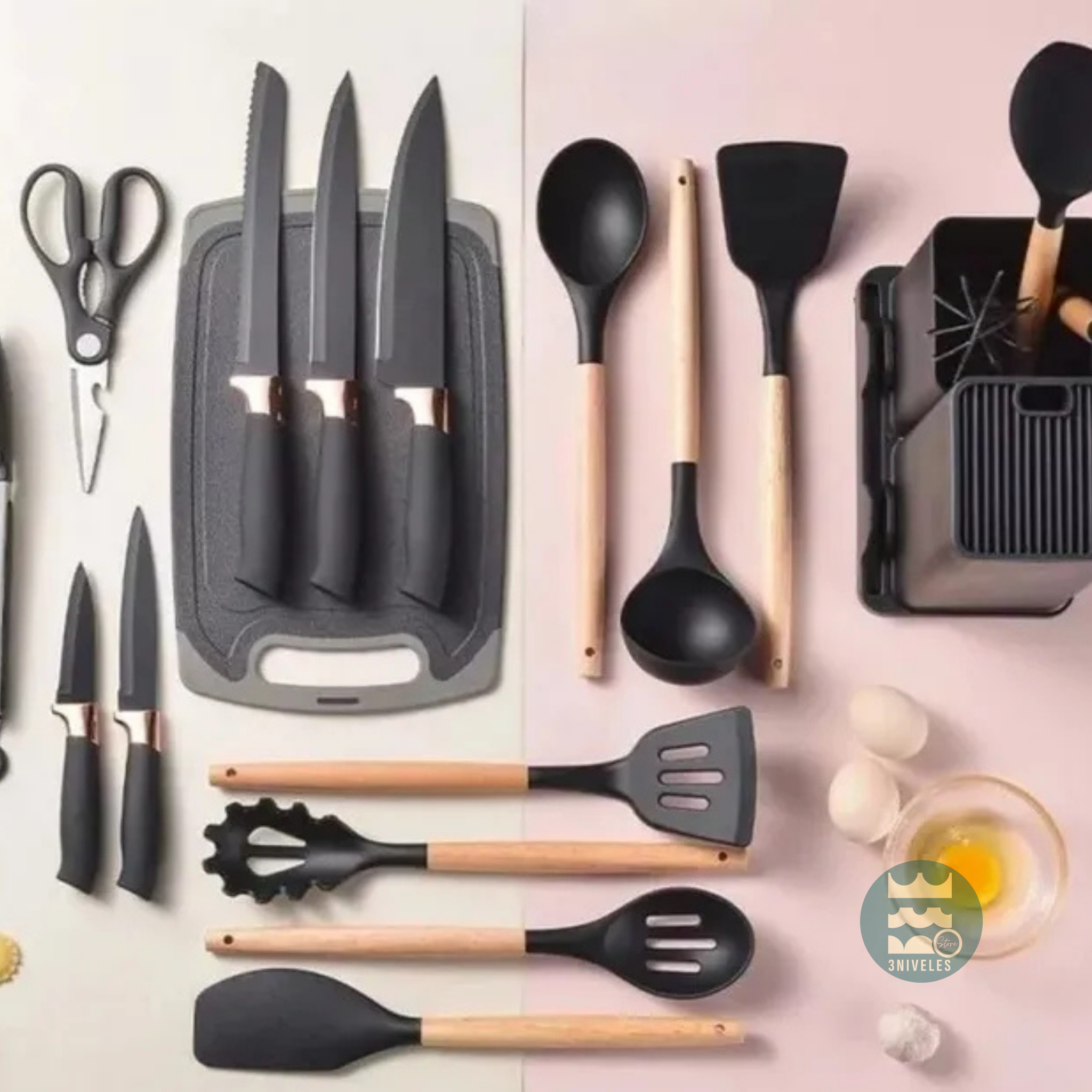 Set De Utensilios De Cocina X19