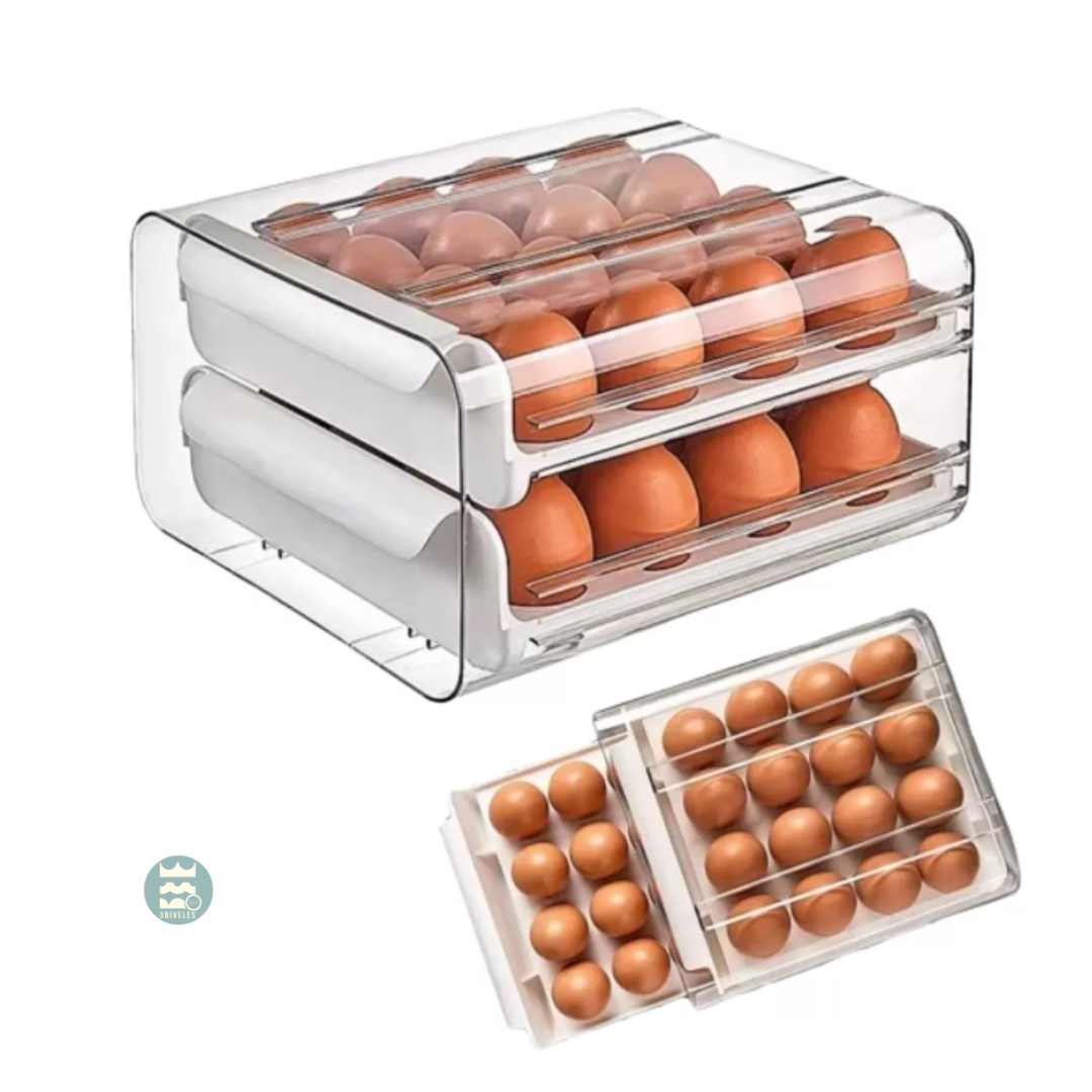 Dispensador Organizador De Huevos 32 Und