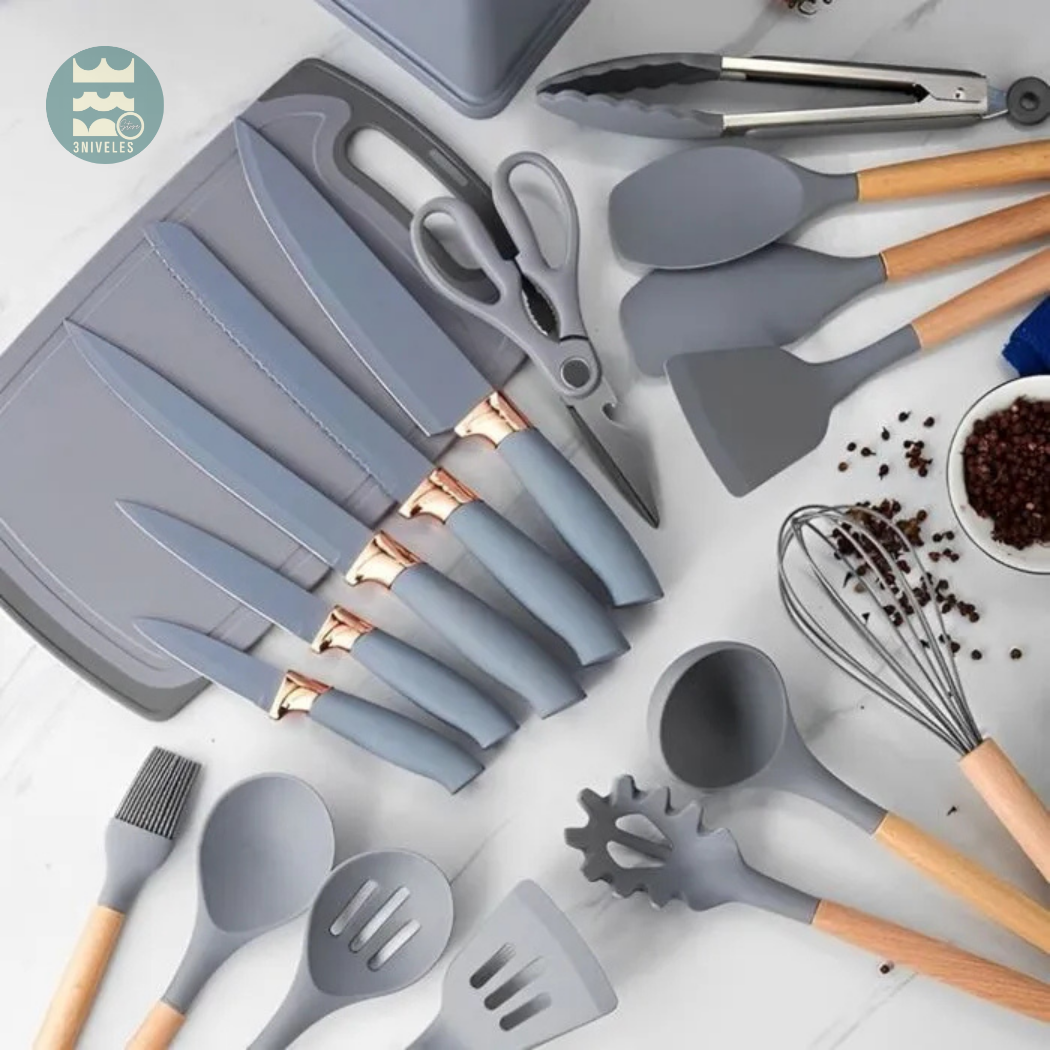 Set De Utensilios De Cocina X19