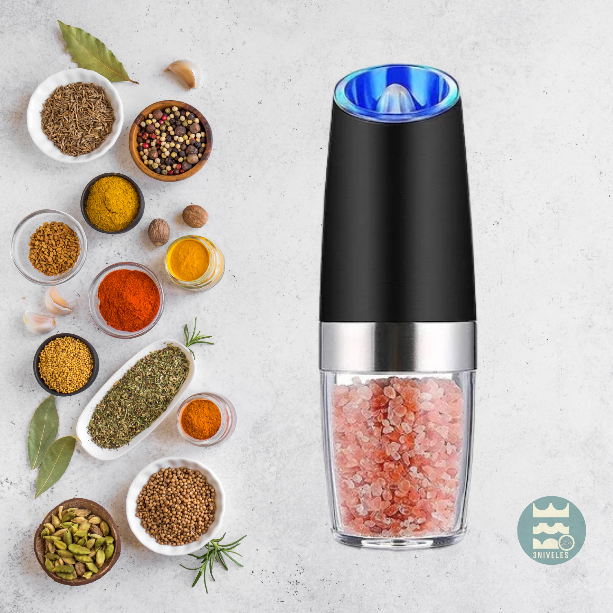 Molino Eléctrico De Especias