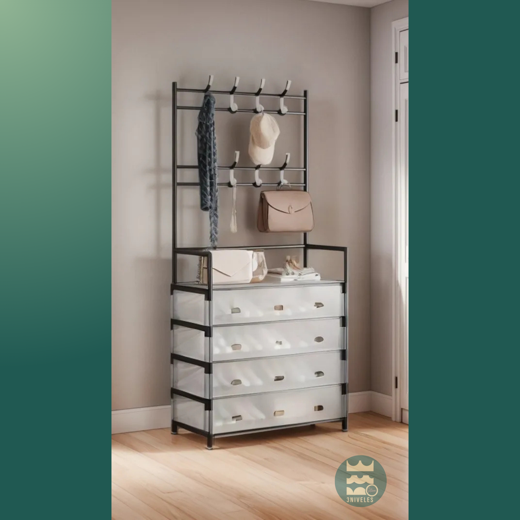 Zapatero Perchero Organizador