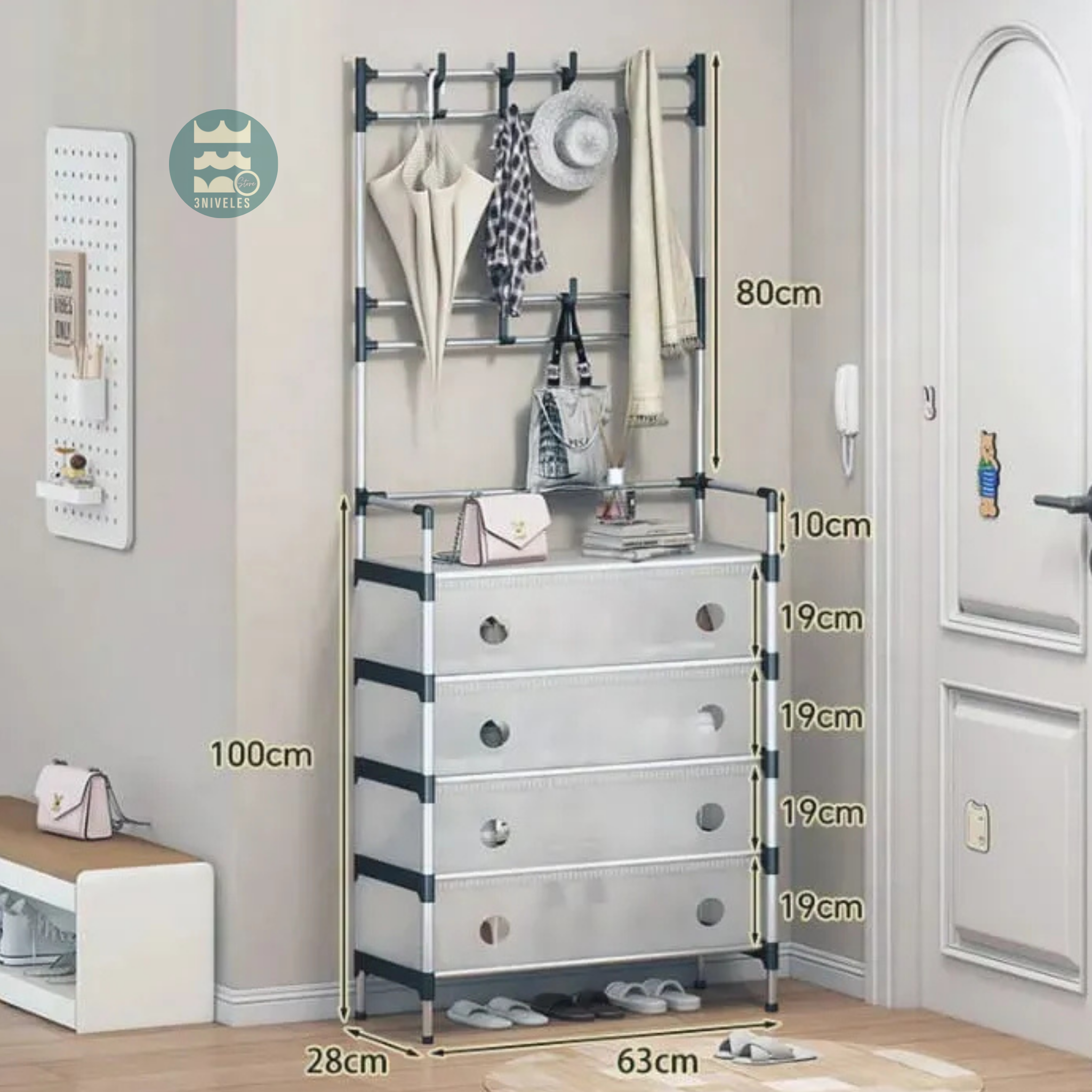 Zapatero Perchero Organizador