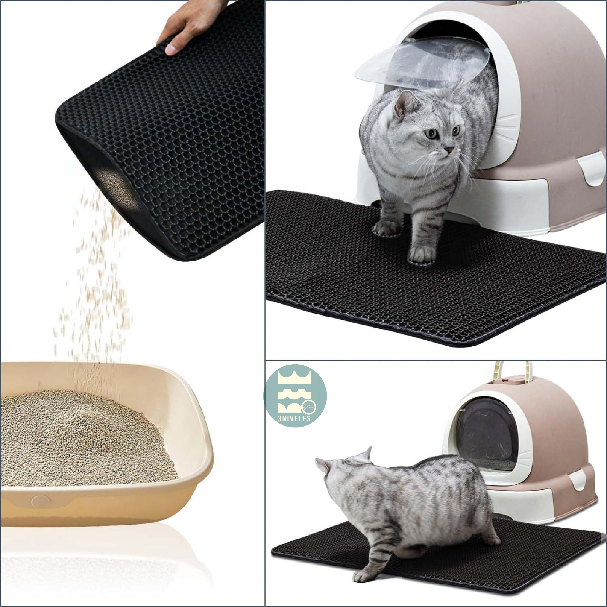 Tapete Para Arenero De Gatos