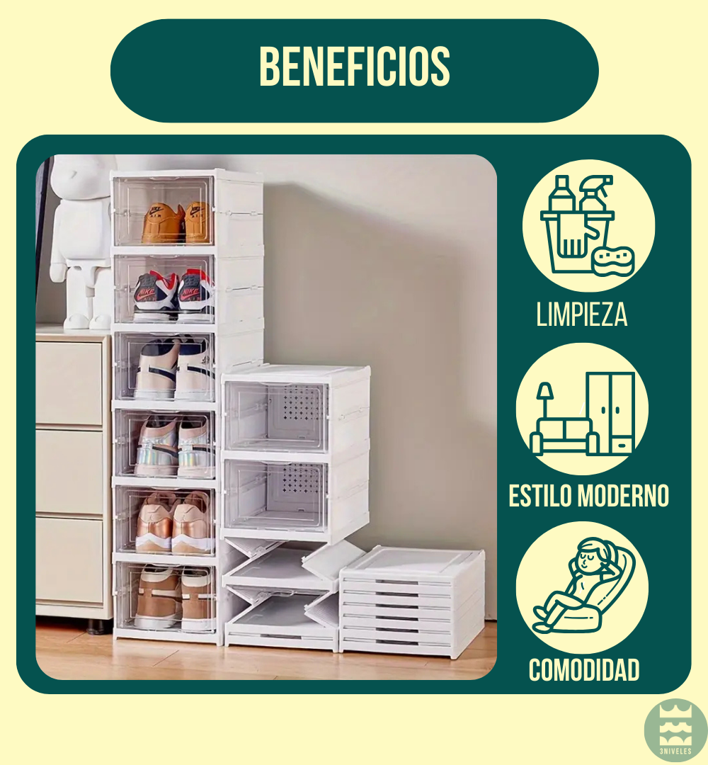 Organizador Zapatero Plegable 6 Niveles