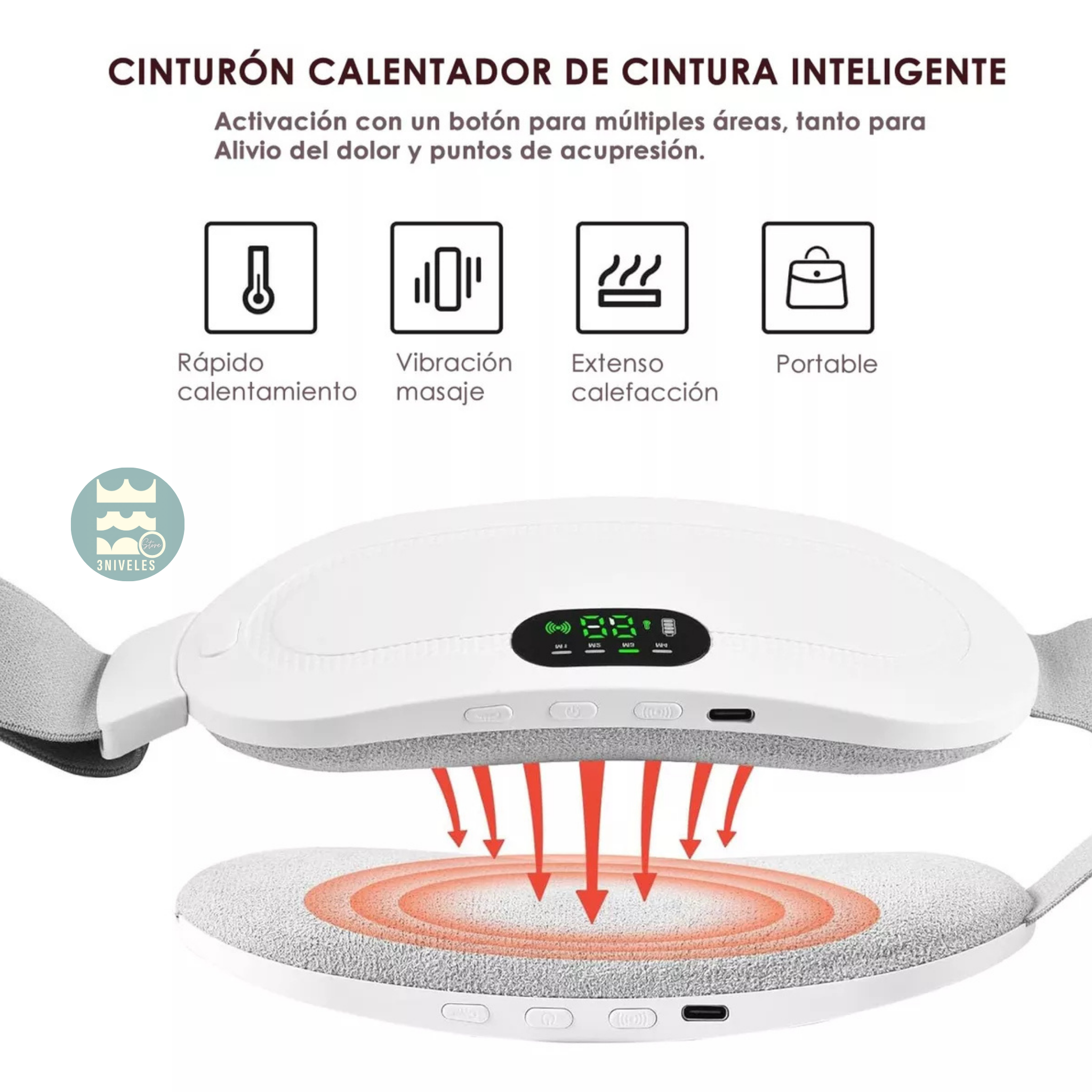 Masajeador Para Cólicos Menstruales