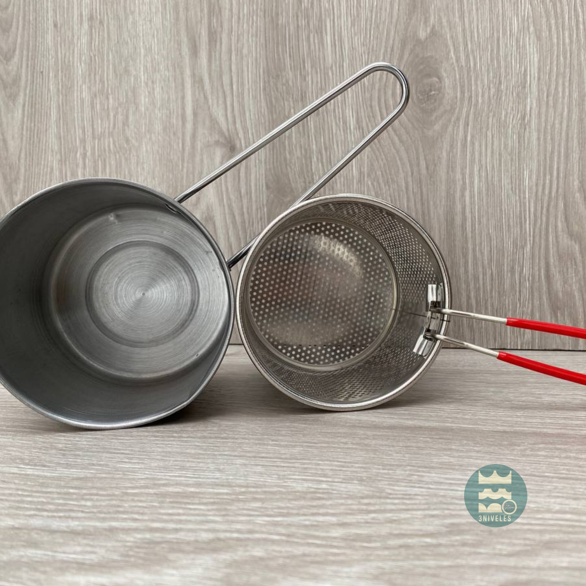 Olla Freidora Con Canasta Escurridora