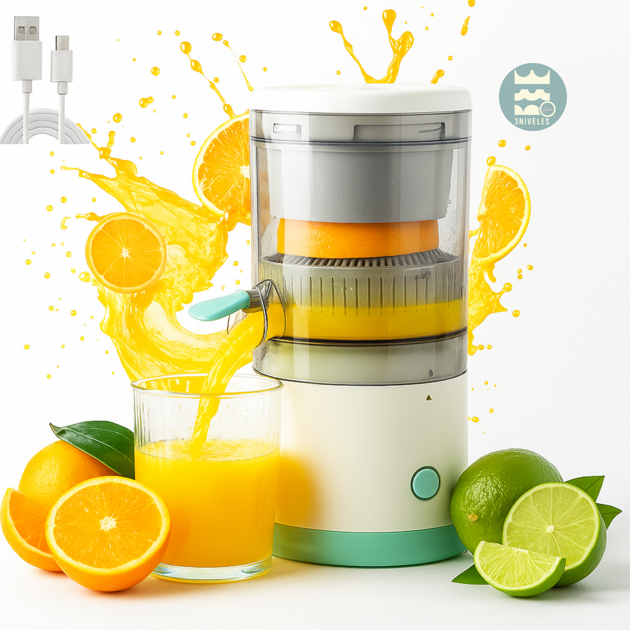 Exprimidor De Naranjas Eléctrico