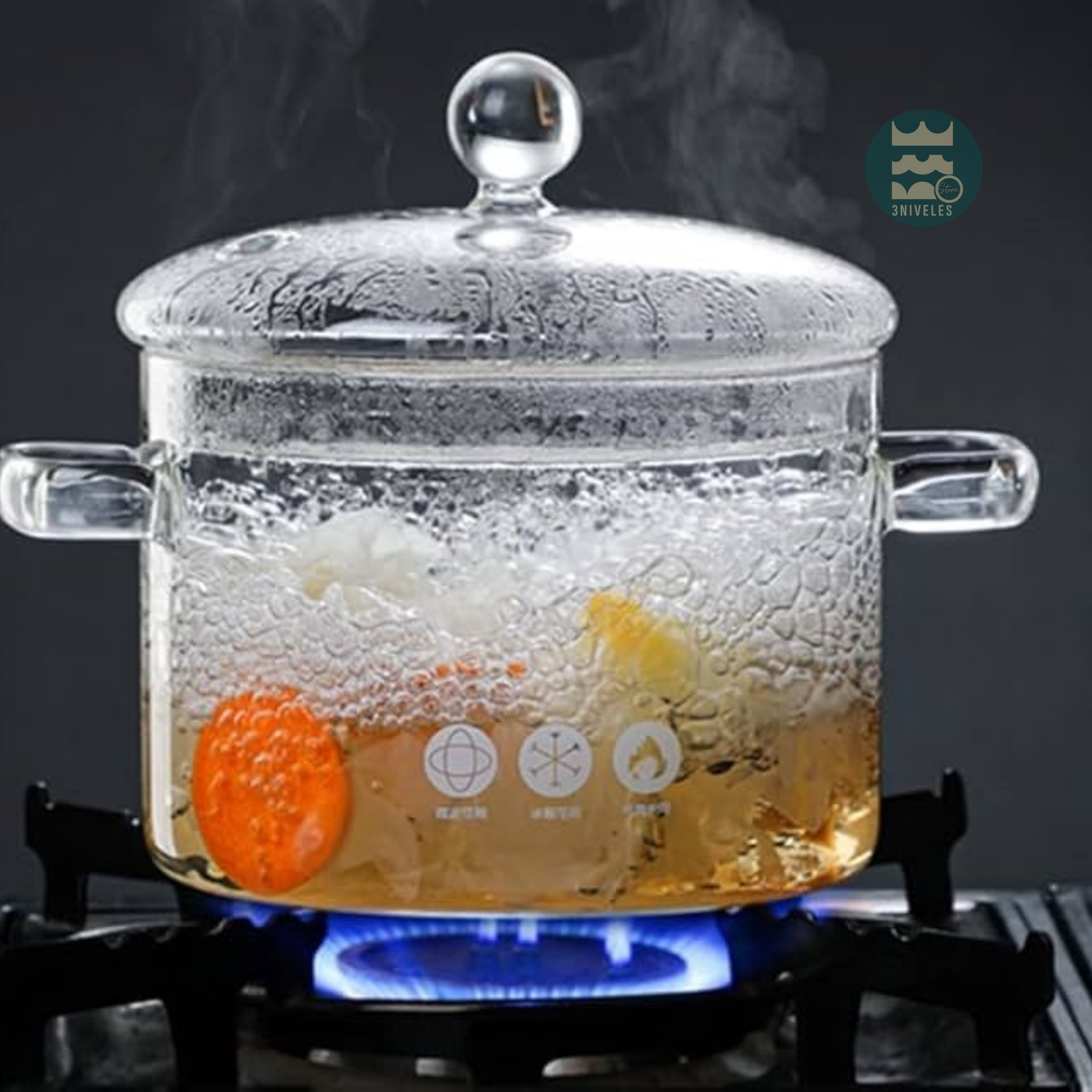 Olla De Vidrio 1.5 Litros