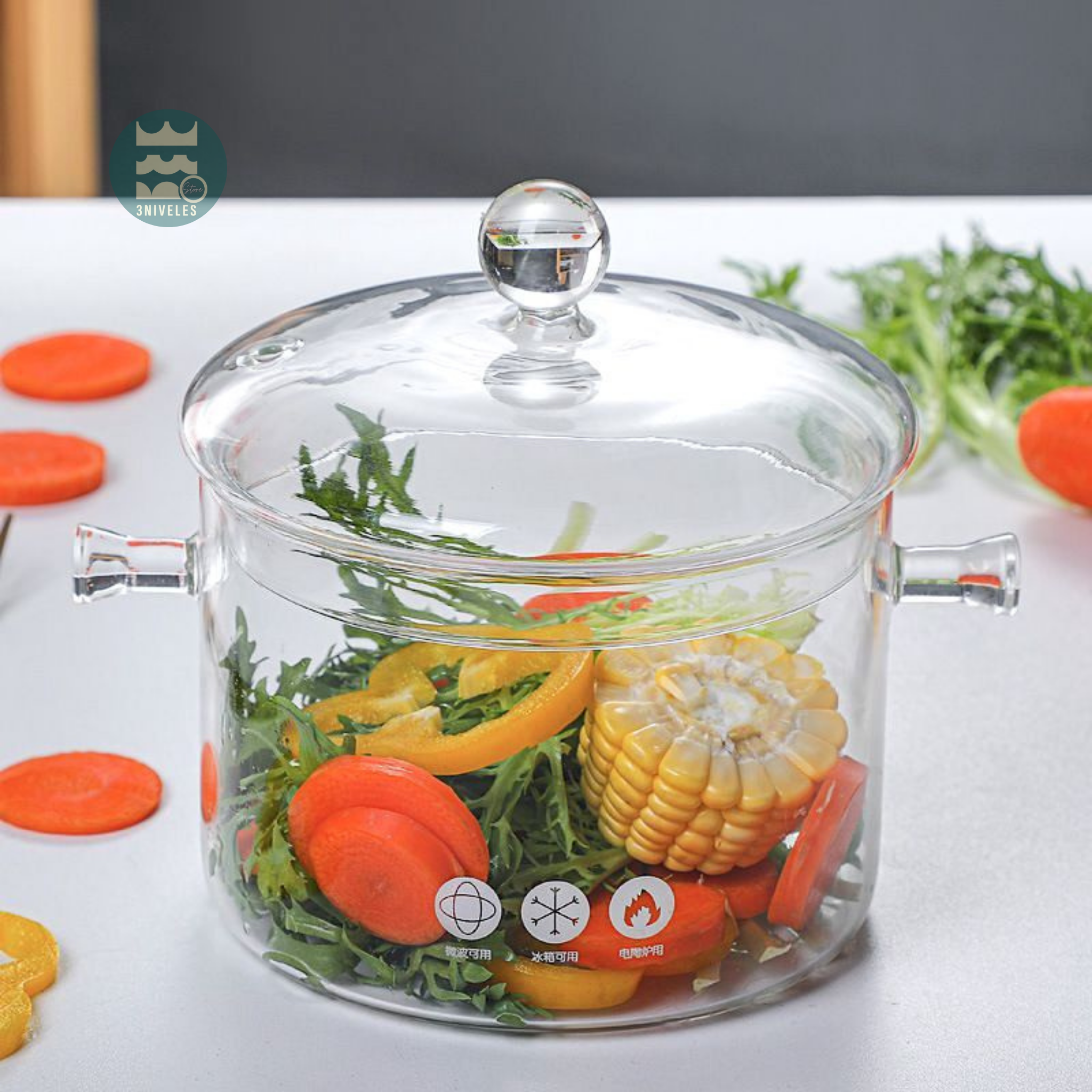 Olla De Vidrio 1.5 Litros