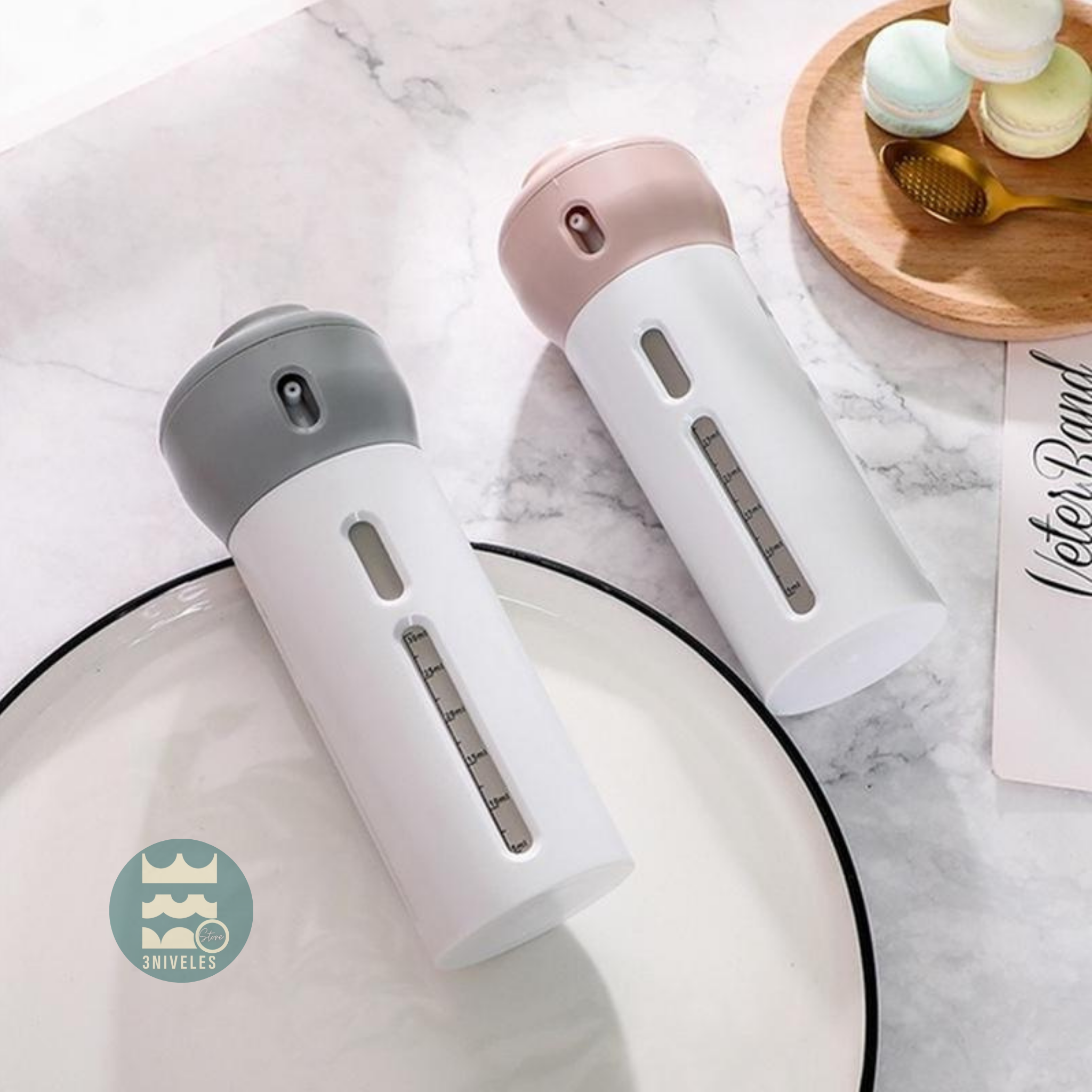 Dispensador De Viaje 4 En 1