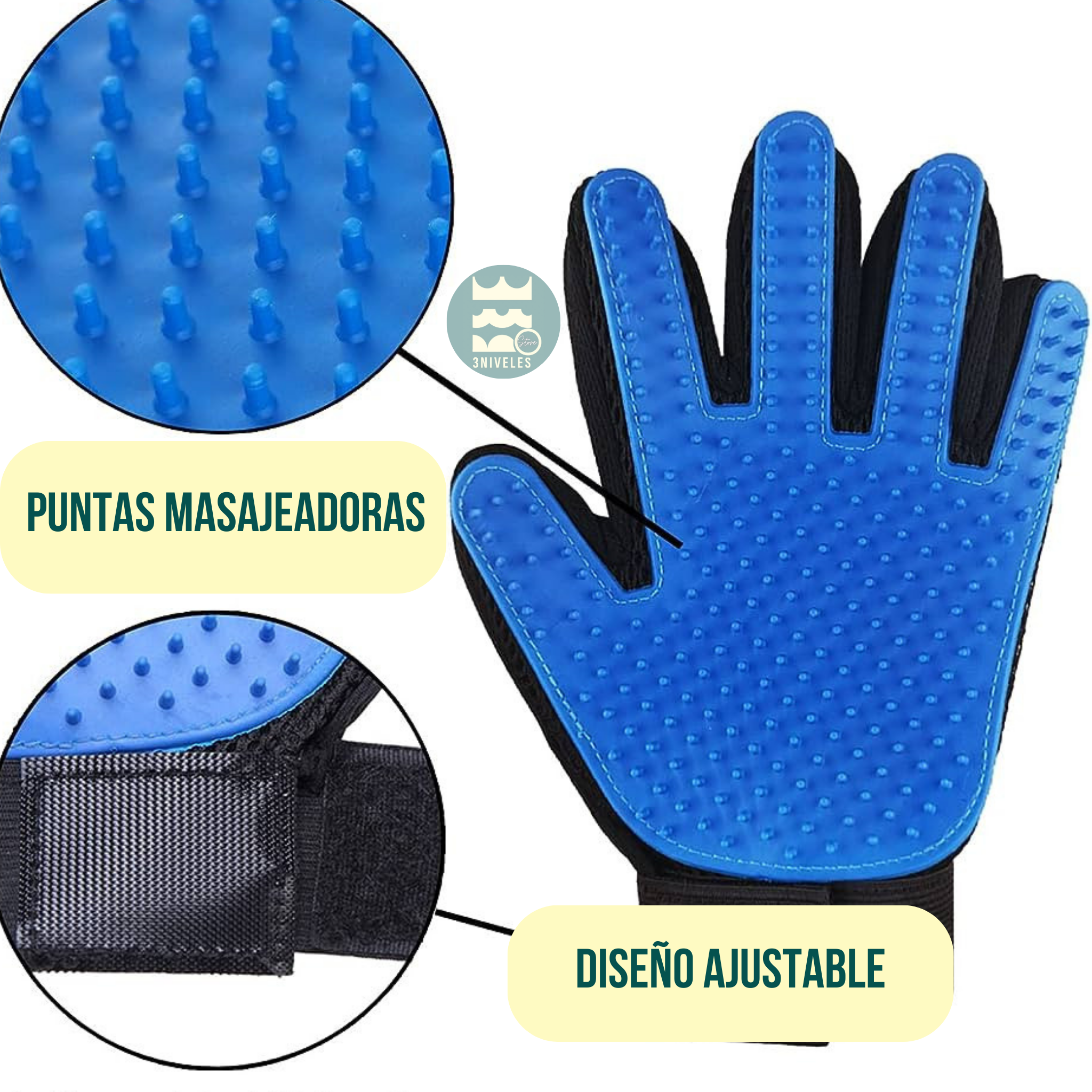 Guante Quita Pelo Masajeador