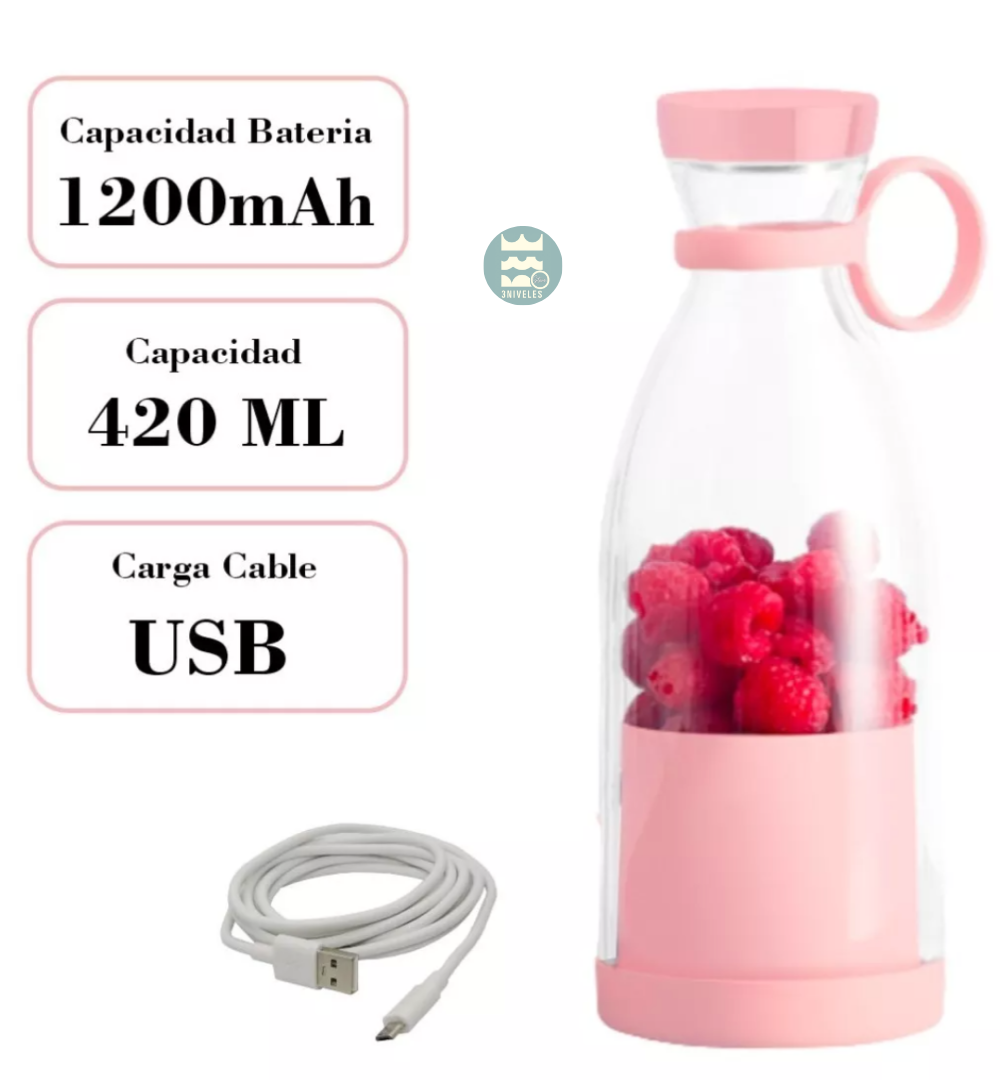 Licuadora Portatil Tipo Botella